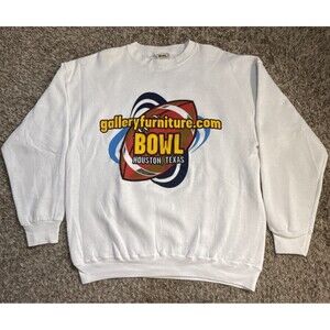 Vintage 2000 Galley Furniture Bowl Houston Bowl NCAA Football Sweatshirt Large
